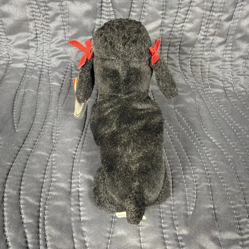 Ty Beanie Babies Collection GiGi Black Poodle Plush w/ Hang Tag 1998 MWMT